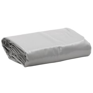 vidaXL Plachta 650g / m&sup2; &Scaron;ed&aacute; 1,5 x 2 m Pl&aacute;tno s PVC povrchovou &uacute;pravou