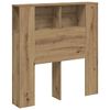 vidaXL Čelo postele s &uacute;ložn&yacute;m prostorem dub artisan 100x18,5x102,5 cm
