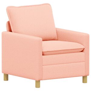 vidaXL Pohovka Růžov&aacute; 76 x 81 x 87,5 cm Textil