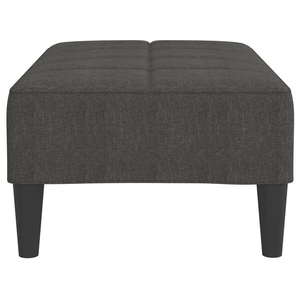 vidaXL Podnožka tmavě &scaron;ed&aacute; 78 x 56 x 32 cm textil