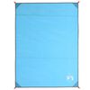 vidaXL Piknikov&aacute; deka s kol&iacute;ky modr&aacute; 205 x 155 cm