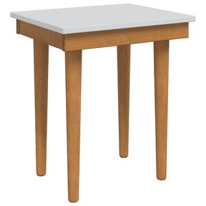 vidaxl Stolička k toaletn&iacute;mu stolku FAUSKE B&iacute;l&aacute; 40 x 33 x 45 cm