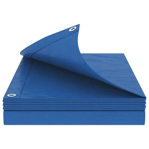 vidaXL Plachta s oky Modr&aacute; 2 x 3 m 180 gsm PE