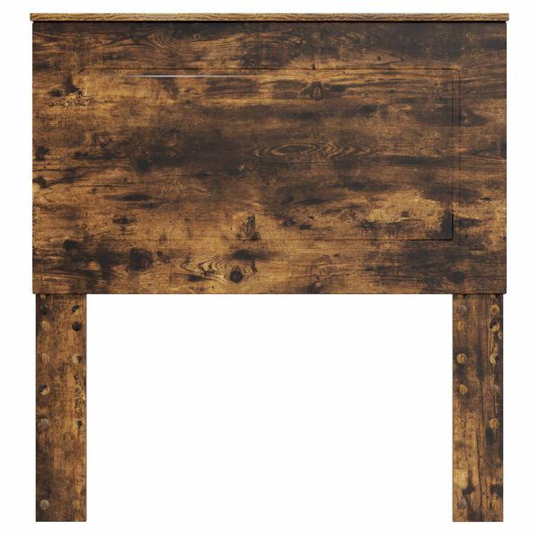 vidaXL Čelo postele Uzen&yacute; Dub Dřevěn&yacute; materi&aacute;l