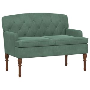 vidaXL Pohovka s knofl&iacute;kov&yacute;m pro&scaron;&iacute;v&aacute;n&iacute;m Mořsk&aacute; zelen&aacute; 111 x 65 x 79 cm