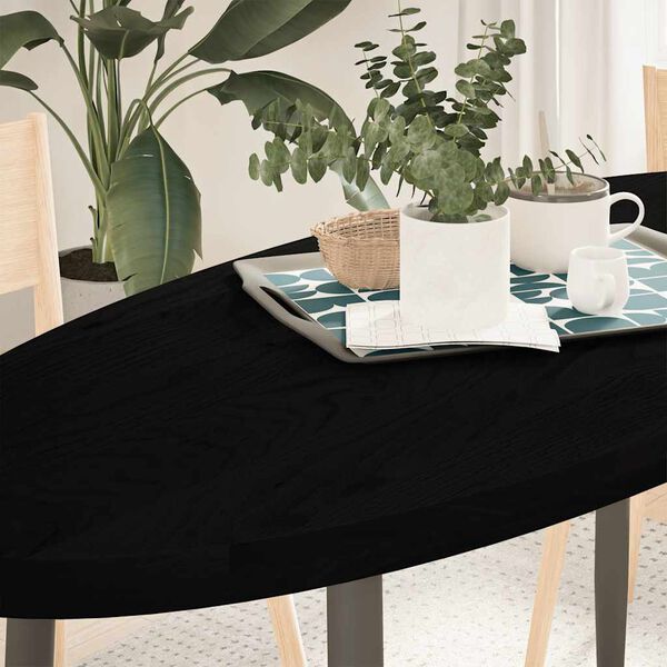 vidaXL Stoln&iacute; deska tmavě hněd&aacute; 140x60x4 cm masivn&iacute; dub ov&aacute;ln&yacute;