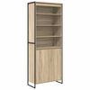 vidaXL Vysok&eacute; skř&iacute;ně Sonoma 79 x 36 x 200 cm Kompozitn&iacute; dřevo