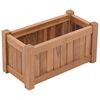 vidaXL Vyv&yacute;&scaron;en&yacute; z&aacute;hon 50 x 25 x 25 cm masivn&iacute; teakov&eacute; dřevo