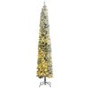 vidaXL Uměl&yacute; v&aacute;nočn&iacute; stromek s 300 LED zasněžen&yacute; 270 cm