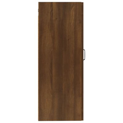 vidaXL Závěsná skříňka hnědý dub 35 x 34 x 90 cm kompozitní dřevo