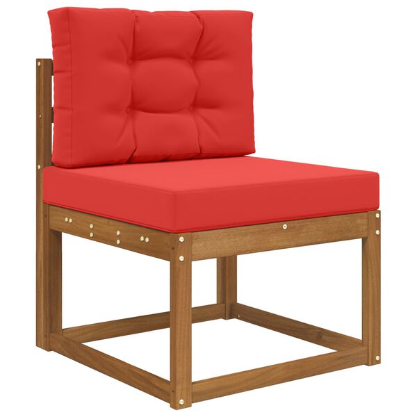 vidaXL Venkovn&iacute; pol&scaron;t&aacute;ř na pohovku 2 pcs Červen&aacute; Polyester