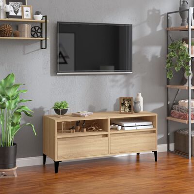 vidaXL TV skříňka dub sonoma 100 x 34,5 x 44,5 cm kompozitní dřevo