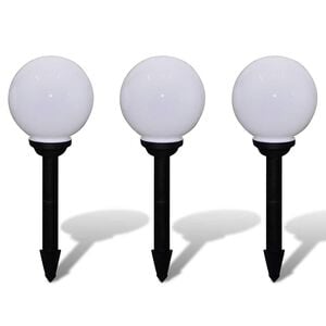 vidaXL Venkovn&iacute; osvětlen&iacute; př&iacute;jezdov&eacute; cesty 3 ks LED 20 cm se z&aacute;pichem