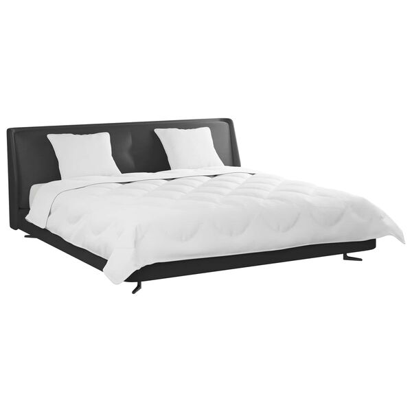 vidaXL Sada přikrývek s polštářem 3 pcs Bílá Mikrovlákno a peří