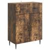 vidaXL Serv&iacute;rovac&iacute; skř&iacute;ň Kouřov&yacute; dub 66 x 34,5 x 89,5 cm