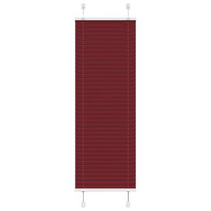 vidaXL Plisovan&aacute; roleta Bordeauxsk&aacute; červen&aacute; 45x100 cm &Scaron;&iacute;řka l&aacute;tky