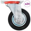 vidaXL 24 ks otočn&aacute; kolečka 100 mm
