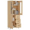 vidaXL Skř&iacute;ň highboard dub sonoma 69,5 x 34 x 180 cm kompozitn&iacute; dřevo