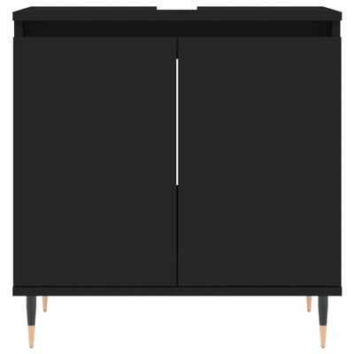 vidaXL Koupelnová skříňka černá 58 x 33 x 60 cm kompozitní dřevo