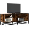 vidaXL TV skř&iacute;ňka kouřov&yacute; dub 120,5x40x46 cm kompozitn&iacute; dřevo a kov