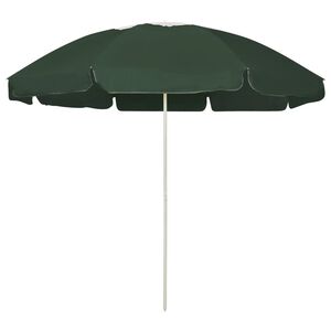 vidaXL Pl&aacute;žov&yacute; slunečn&iacute;k zelen&yacute; 240 cm