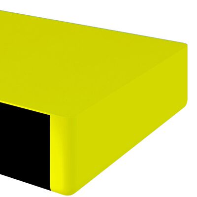 vidaXL Chránič rohů žlutočerný 6 x 2 x 101,5 cm PU