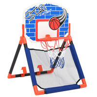 vidaXL Dětská multifunkční basketbalová hrací sada na zem i na dveře