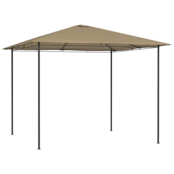 vidaXL Altán 3 x 3 x 2,6 m taupe 160 g/m²