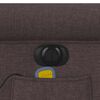 vidaXL Elektrick&eacute; zvedac&iacute; mas&aacute;žn&iacute; polohovac&iacute; křeslo tmavě hněd&eacute; textil