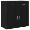 vidaXL Serv&iacute;rovac&iacute; skř&iacute;ň Čern&yacute; dub 78 x 38 x 80 cm kompozitn&iacute; dřevo
