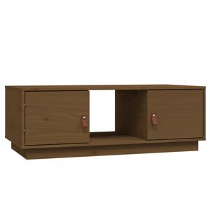 vidaXL Konferenčn&iacute; stolek medově hněd&yacute; 100x50x35 cm masivn&iacute; borovice