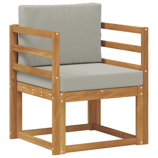 vidaXL Venkovn&iacute; pohovka Masivn&iacute; ak&aacute;ciov&eacute; dřevo a polyester