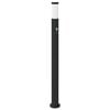 vidaXL Sloupkov&eacute; sv&iacute;tidlo se senzorem 110 cm nerezov&aacute; ocel IP44