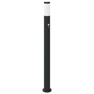 vidaXL Sloupkov&eacute; sv&iacute;tidlo se senzorem 110 cm nerezov&aacute; ocel IP44