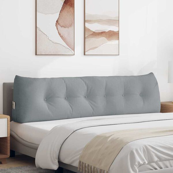 vidaXL Pol&scaron;t&aacute;ř na z&aacute;da Světle &scaron;ed&aacute; 180 x 24 x 50 cm textil