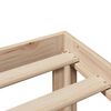 vidaXL R&aacute;m postele s čelem 160 x 200 cm masivn&iacute; borov&eacute; dřevo