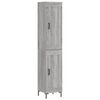 vidaXL Skř&iacute;ň highboard &scaron;ed&aacute; sonoma 34,5 x 34 x 180 cm kompozitn&iacute; dřevo