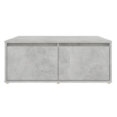 vidaXL Konferenční stolek betonově šedý 80 x 80 x 31 cm dřevotříska
