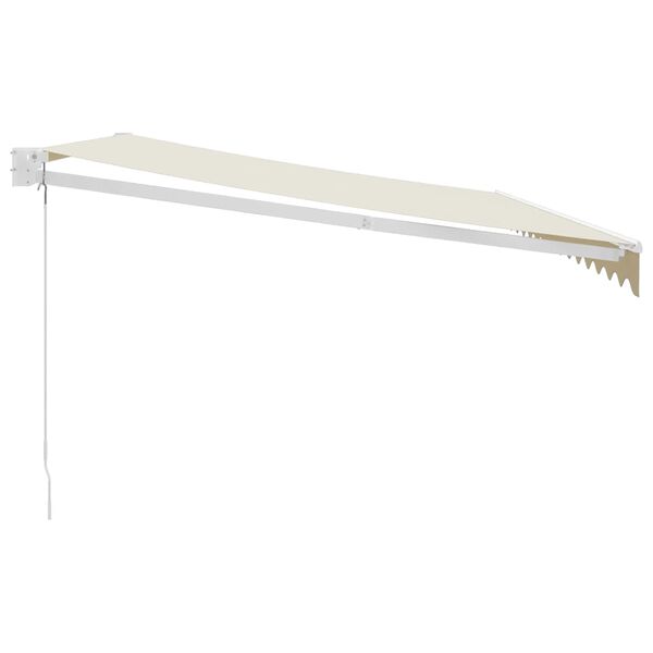 vidaXL Zatahovac&iacute; mark&yacute;za kr&eacute;mov&aacute; 4,5 x 3 m textil a hlin&iacute;k