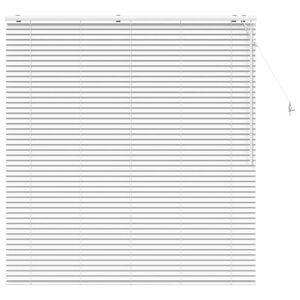 vidaXL Venet &scaron;koln&iacute; žaluzie B&iacute;l&aacute; 150 x 160 cm 35 mm Masivn&iacute; paulovnie