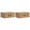 vidaXL N&aacute;stěnn&yacute; nočn&iacute; stolek 2 pcs Dub artisan 49 x 34,5 x 20 cm