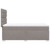 vidaXL Box spring postel s matrac&iacute; taupe 80x200 cm textil