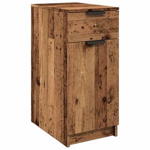vidaXL Skř&iacute;ňka k psac&iacute;mu stolu old wood 33x50x75 cm kompozitn&iacute; dřevo