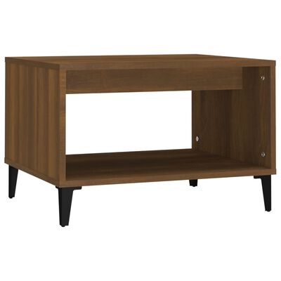 vidaXL Konferenční stolek hnědý dub 60 x 50 x 40 cm kompozitní dřevo