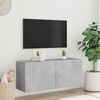 vidaXL TV skříňka nástěnná betonově šedá 100 x 30 x 41 cm