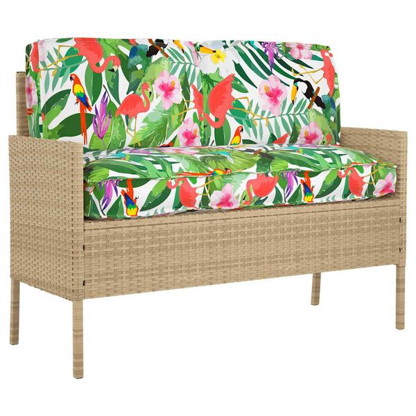 vidaXL Sada pol&scaron;t&aacute;řů Květinov&yacute; 3 pcs V&iacute;cebarevn&yacute; Oxford l&aacute;tka