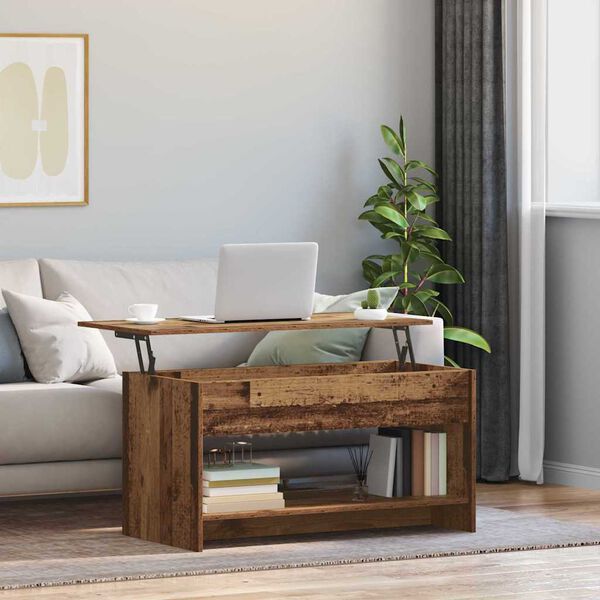 vidaXL Konferenčn&iacute; stolek Star&eacute; dřevo 80 x 50,5 x 41,5 cm