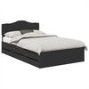 vidaXL Postel s &uacute;ložn&yacute;m prostorem Čern&aacute; 120 x 190 cm kompozitn&iacute; dřevo