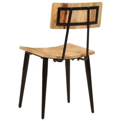 vidaXL Jídelní židle 2 ks 44 x 40 x 80 cm masivní mangovníkové dřevo