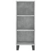 vidaXL Skř&iacute;ň highboard betonově &scaron;ed&aacute; 34,5x32,5x180 cm kompozitn&iacute; dřevo